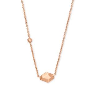Kendra Scott Laureen Pendant Necklace in Rose Gold